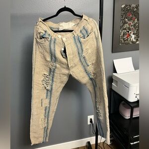 Magnolia Pearl Blue Stripes pants